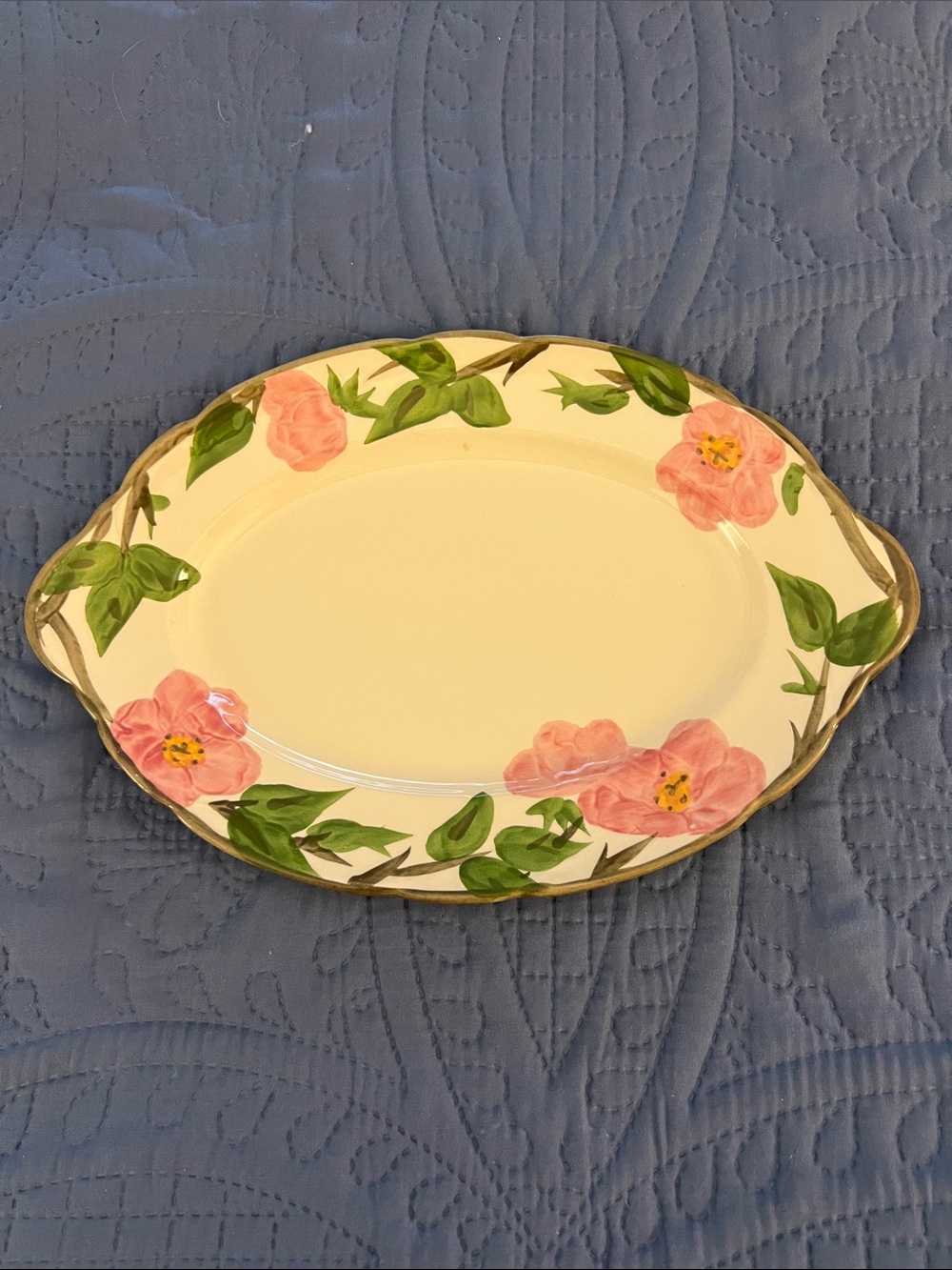 Franciscan Desert Rose Small Ceramic Serving Platter